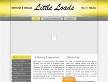 Tablet Screenshot of littleloads.co.za